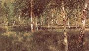 Isaac Ilich Levitan Birch Grove oil painting reproduction